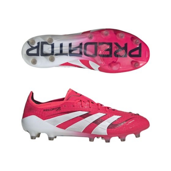 Adidas Predator Elite AG JH8896 Lucid Red/White/Core Black Mens Size 6.5